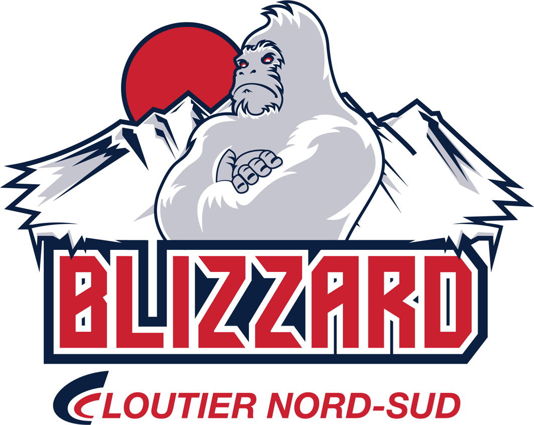 Trois-Rivieres Blizzard 2014-Pres Primary logo iron on transfers for T-shirts
